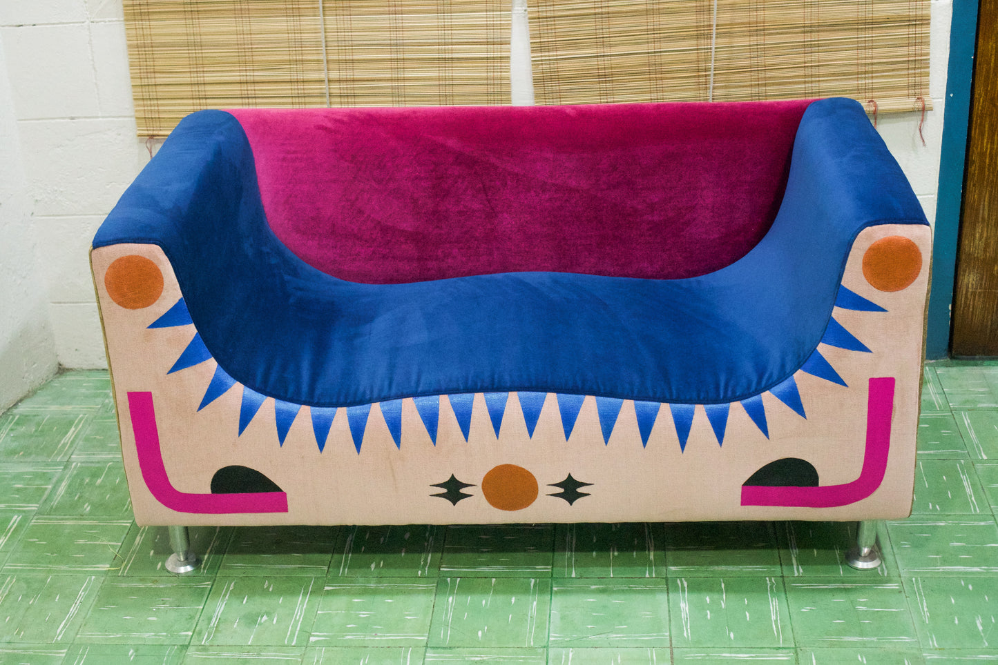 Wave Love Seat Art Sofa