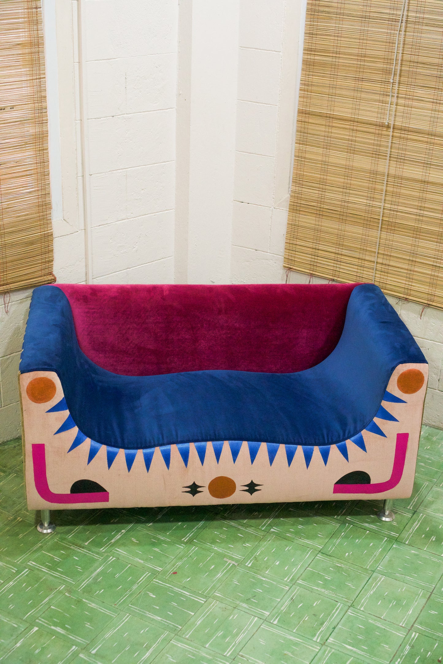 Wave Love Seat Art Sofa