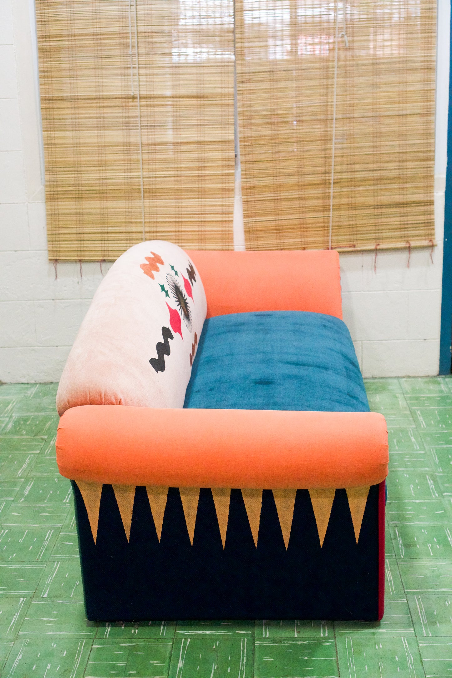 Sunsets on The Greek Isle Art Sofa