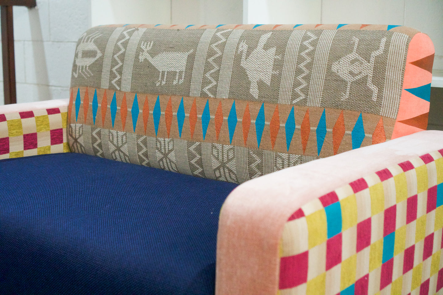 Katu Pixels Loveseat Art Sofa